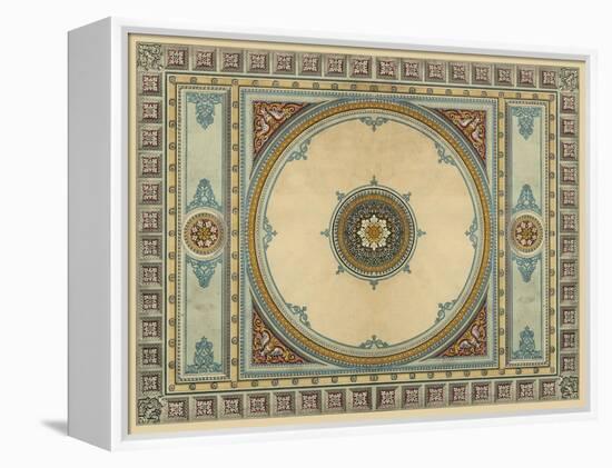 Design for a Ceiling-Sloan-Framed Stretched Canvas