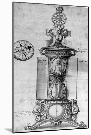 Design for a Clocksalt, c.1543-Hans Holbein the Younger-Mounted Giclee Print