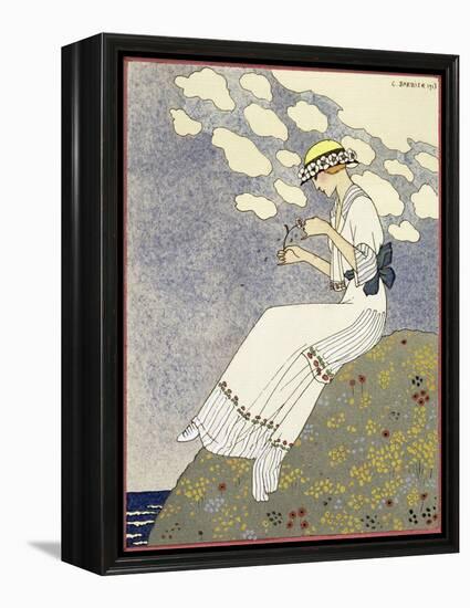 Design for a country dress by Maison Paquin, 1913-Georges Barbier-Framed Premier Image Canvas