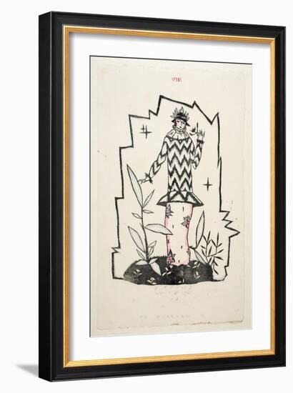 Design for a Day Dress-Dagobert Peche-Framed Giclee Print