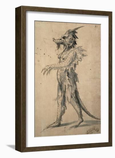 Design For a Dragon-Giuseppe Arcimboldo-Framed Giclee Print