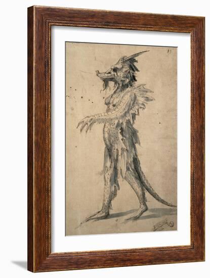 Design For a Dragon-Giuseppe Arcimboldo-Framed Giclee Print