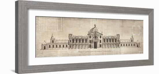 Design for a Grand Estate in the County of Northumberland-School of Padua-Framed Giclee Print