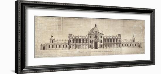 Design for a Grand Estate in the County of Northumberland-School of Padua-Framed Giclee Print