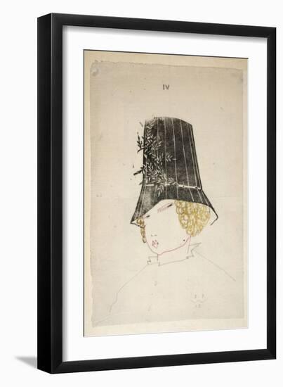 Design for a Hat-Dagobert Peche-Framed Giclee Print