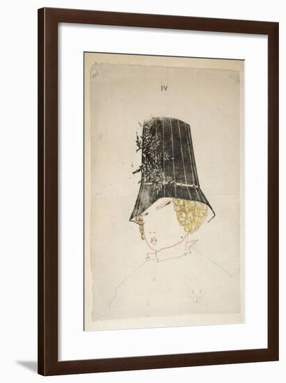 Design for a Hat-Dagobert Peche-Framed Giclee Print