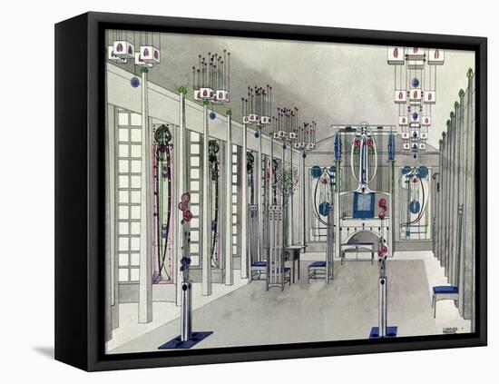 Design for a Music Room with Panels by Margaret Macdonald Mackintosh 1901-Charles Rennie Mackintosh-Framed Premier Image Canvas