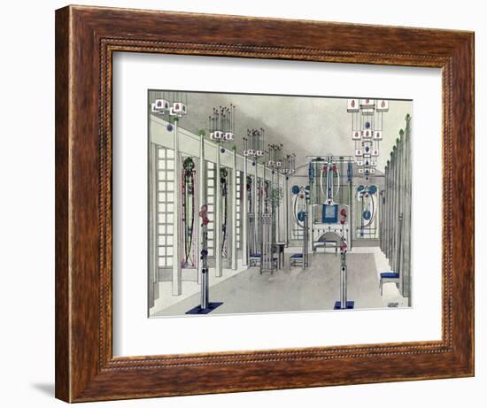 Design for a Music Room with Panels by Margaret Macdonald Mackintosh 1901-Charles Rennie Mackintosh-Framed Giclee Print