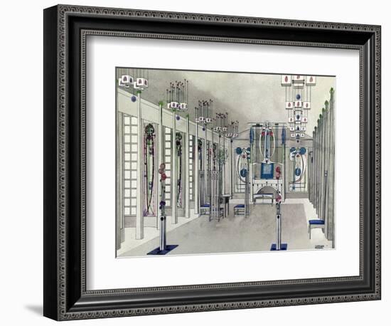 Design for a Music Room with Panels by Margaret Macdonald Mackintosh 1901-Charles Rennie Mackintosh-Framed Giclee Print