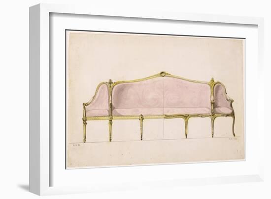 Design for a Settee-John Linnell-Framed Giclee Print