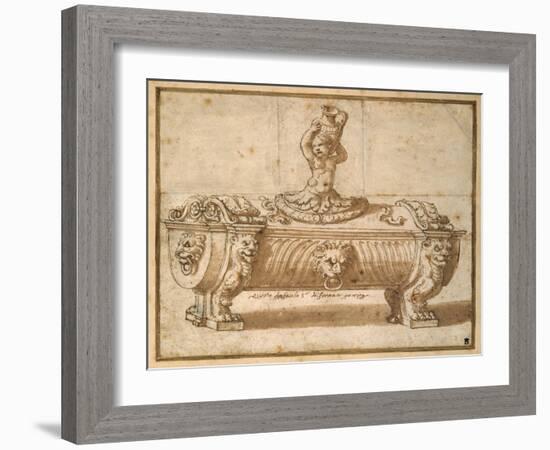 Design for a Sweetmeat Box-Giulio Romano-Framed Giclee Print