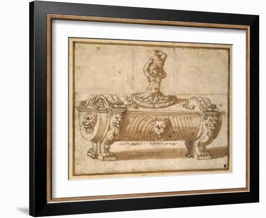 Design for a Sweetmeat Box-Giulio Romano-Framed Giclee Print