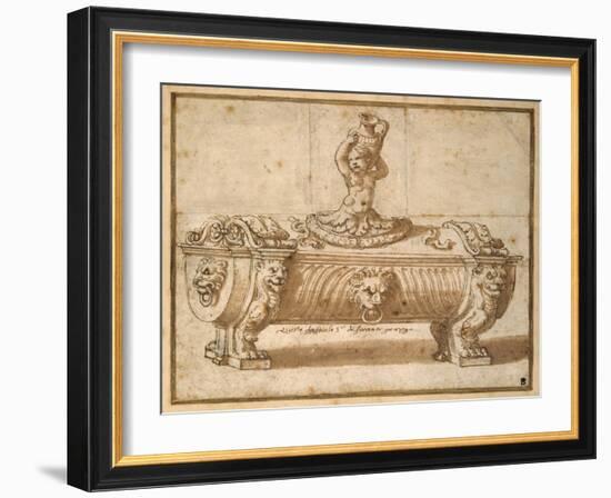 Design for a Sweetmeat Box-Giulio Romano-Framed Giclee Print