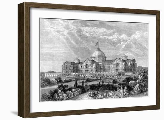 Design for Alexandra Palace, London, 1864-null-Framed Art Print