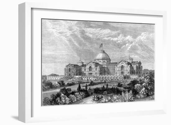 Design for Alexandra Palace, London, 1864-null-Framed Art Print