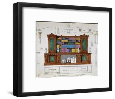 Design For Bookcase By George Smith From Cabinet Maker And