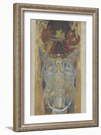 Design for Boston Public Library, 1890-4-John Singer Sargent-Framed Giclee Print