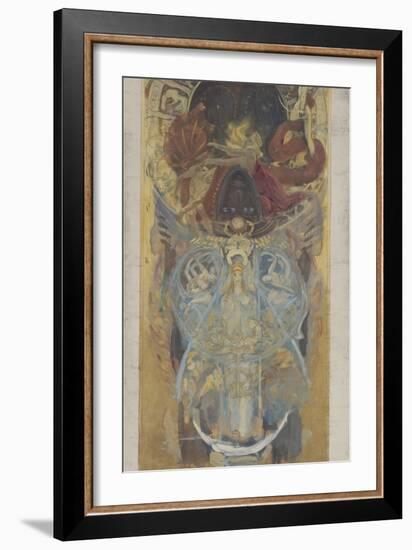 Design for Boston Public Library, 1890-4-John Singer Sargent-Framed Giclee Print