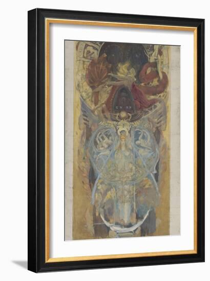 Design for Boston Public Library, 1890-4-John Singer Sargent-Framed Giclee Print