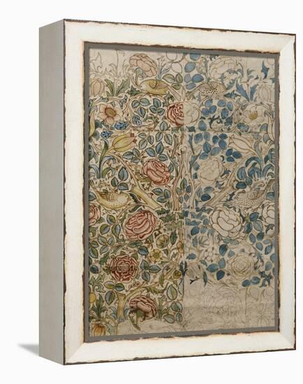 Design for Chintz: Rose-William Morris-Framed Premier Image Canvas