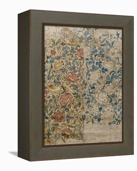 Design for Chintz: Rose-William Morris-Framed Premier Image Canvas