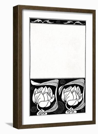 'Design for Cover ofThe Woman Who Did, 1914-Aubrey Beardsley-Framed Giclee Print