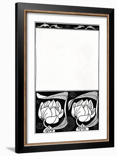 'Design for Cover ofThe Woman Who Did, 1914-Aubrey Beardsley-Framed Giclee Print