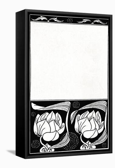 'Design for Cover ofThe Woman Who Did, 1914-Aubrey Beardsley-Framed Premier Image Canvas