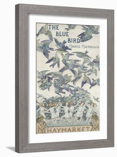 Design For Playbill For The Bluebird, 1909-Frederick Cayley Robinson-Framed Giclee Print