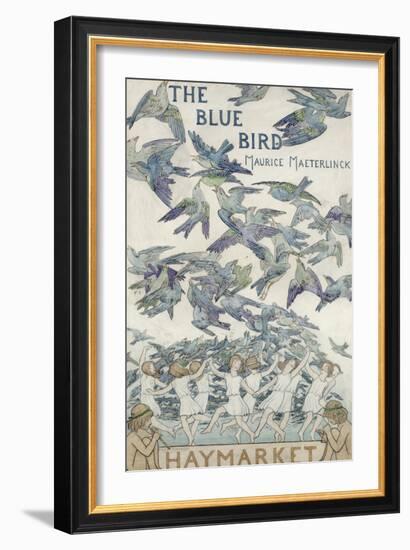 Design For Playbill For The Bluebird, 1909-Frederick Cayley Robinson-Framed Giclee Print