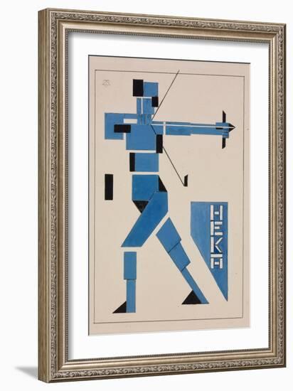 Design for Poster-Theo Van Doesburg-Framed Giclee Print