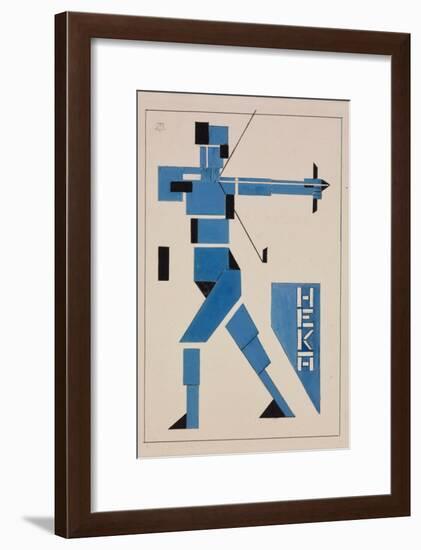 Design for Poster-Theo Van Doesburg-Framed Giclee Print