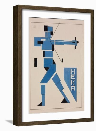 Design for Poster-Theo Van Doesburg-Framed Giclee Print