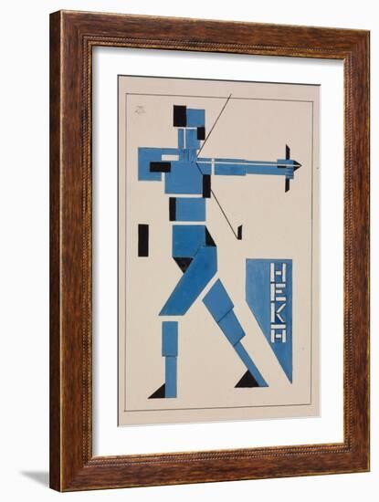 Design for Poster-Theo Van Doesburg-Framed Giclee Print