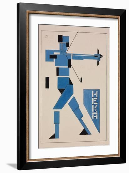 Design for Poster-Theo Van Doesburg-Framed Giclee Print