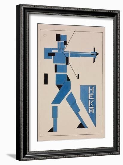 Design for Poster-Theo Van Doesburg-Framed Giclee Print