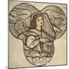 Design for Stained Glass in Lyndhurst Church: an Angel Organist, 1886-Edward Burne-Jones-Mounted Giclee Print