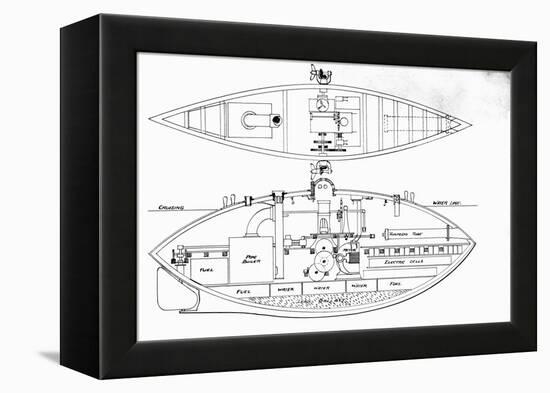 Design for the Baker Submarine-null-Framed Premier Image Canvas