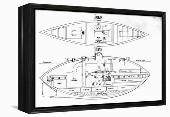 Design for the Baker Submarine-null-Framed Premier Image Canvas