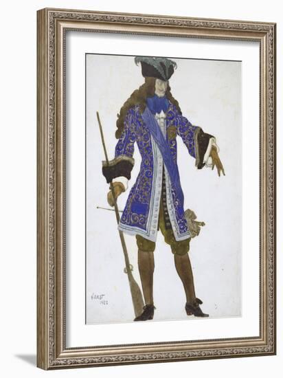 Design for the Count's Costume in Act III of 'The Sleeping Princess', 1922-Leon Bakst-Framed Giclee Print