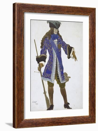Design for the Count's Costume in Act III of 'The Sleeping Princess', 1922-Leon Bakst-Framed Giclee Print