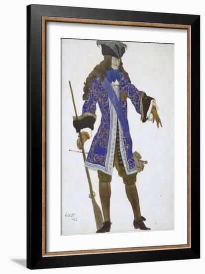 Design for the Count's Costume in Act III of 'The Sleeping Princess', 1922-Leon Bakst-Framed Giclee Print