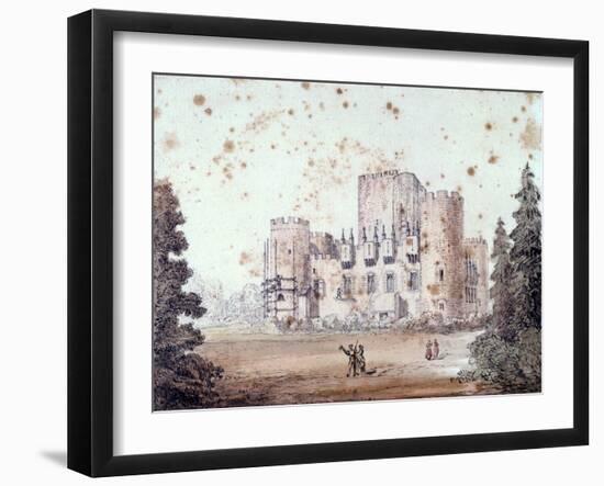 Design for the Exterior of a Building, 1868-null-Framed Giclee Print