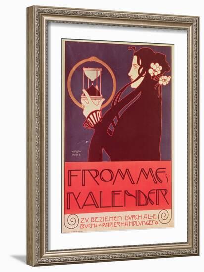 Design for the Frommes Calendar, for the 14th Exhibition of the Vienna Secession, 1902-Koloman Moser-Framed Giclee Print