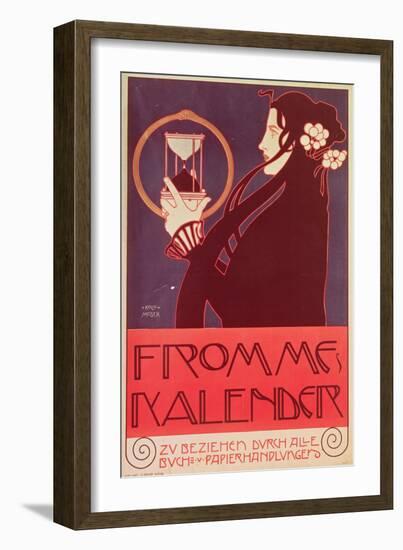 Design for the Frommes Calendar, for the 14th Exhibition of the Vienna Secession, 1902-Koloman Moser-Framed Giclee Print