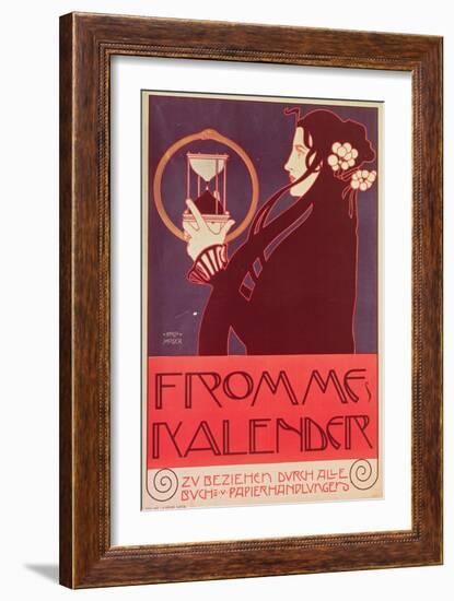 Design for the Frommes Calendar, for the 14th Exhibition of the Vienna Secession, 1902-Koloman Moser-Framed Giclee Print