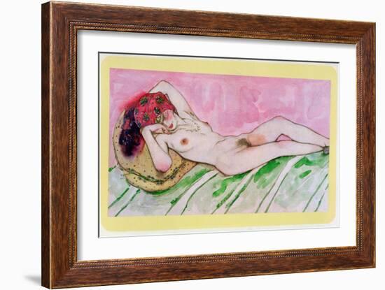 Design for the Red Sultan, circa 1920-Leon Bakst-Framed Giclee Print