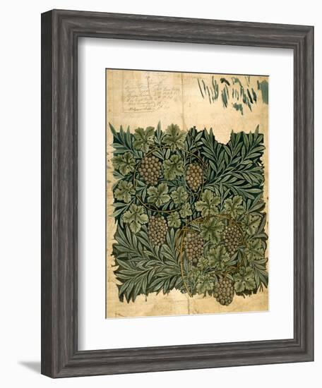 Design For Vine Wallpaper, c.1872-William Morris-Framed Giclee Print