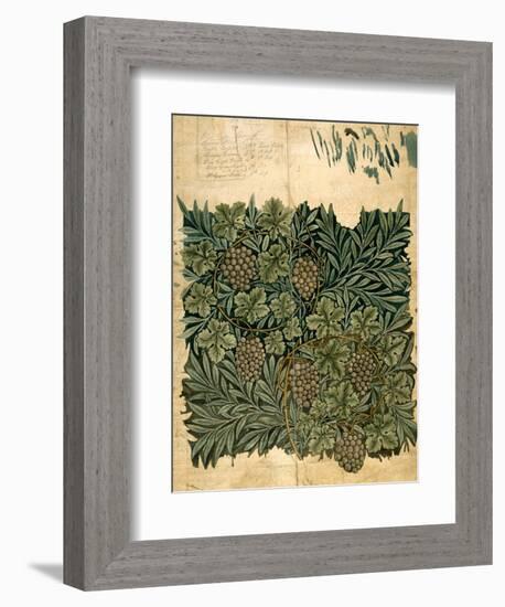 Design For Vine Wallpaper, c.1872-William Morris-Framed Giclee Print