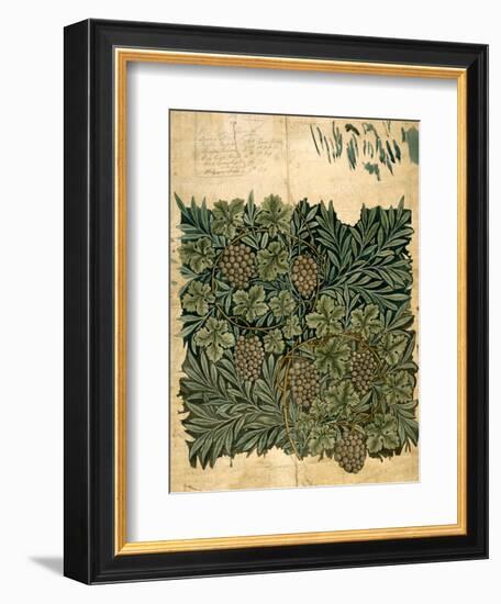 Design For Vine Wallpaper, c.1872-William Morris-Framed Giclee Print